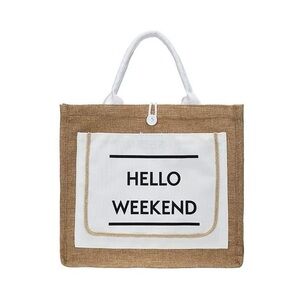 Hello Weekend Tote Bag